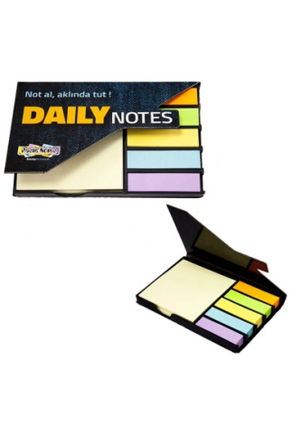 Not Yaz Dn-8538 Daily Notes Frekans Yapışkanlı Not Kağıdı Seti Neon - 1