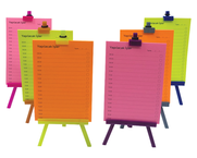 Not Yaz Sb-0951 Şövaleli Bloknot Yapılacak İşler Karışık Renk (Svl-3594) - NOT YAZ