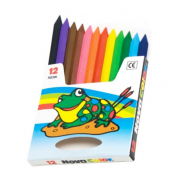 Nova Color Nc-1112 Silindir Mum Pastel Boya 12 Renk - NOVA COLOR