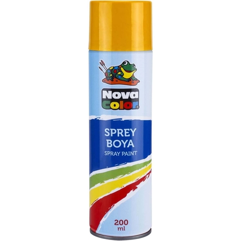 Nova Color Nc-800 Sprey Boya Sarı 200Ml - 1