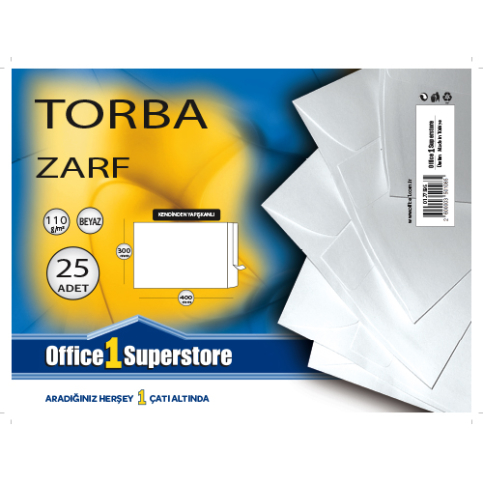 Ofma Torba Zarf 300X400 1.Hamur 110Gr 25Li - 1