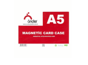 Önder 6440-0 Magnetli Şeffaf Tabela Poşeti Afiş Muhafaza Kabı A5 - ÖNDER