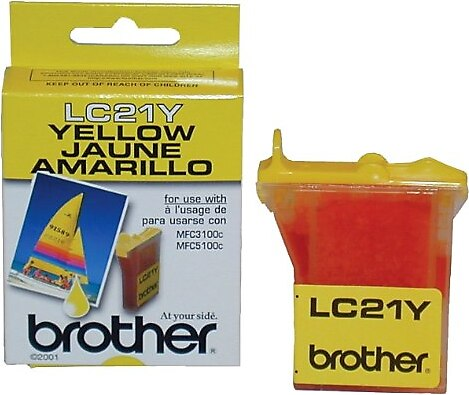 Outlet Brother Lc21Y Sarı Orjinal Kartuş 400 Sayfa (Mfc 3100C Mfc 580 Mfc 890 Mfc 5200C) - 1