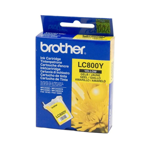 Outlet Brother Lc800Y Sarı Orjinal Kartuş 400 Sayfa (Mfc 3220C Mfc 3420C Fax 1815C) - 1