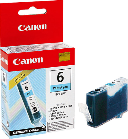 Outlet Canon Bcı-6Pc Foto Mavi Orjinal Kartuş 280 Sayfa (Photo Bjc 8200 İ9900 S820 S9000 İp6000D) - 1