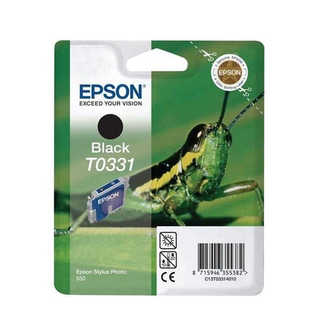 Outlet Epson T0331 C13T03314020 Siyah Orjinal Kartuş 620 Sayfa (Photo 950 960) - 1