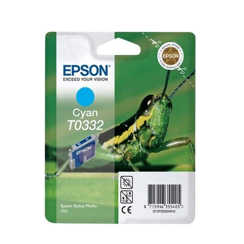 Outlet Epson T0332 C13T03324020 Mavi Orjinal Kartuş 440 Sayfa (Photo 950 960) - 1