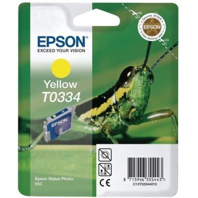 Outlet Epson T0334 C13T03344020 Sarı Orjinal Kartuş 440 Sayfa (Photo 950 960) - 1