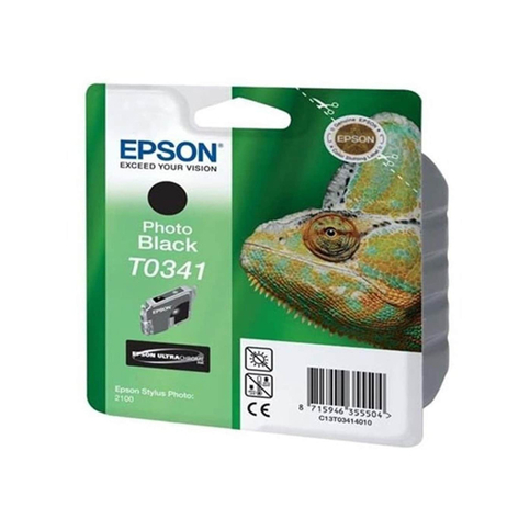 Outlet Epson T0341 C13T03414020 Foto Siyah Orjinal Kartuş 620 Sayfa (Photo 2100 2200) - 1