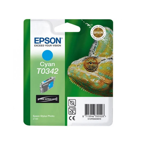 Outlet Epson T0342 C13T03424020 Mavi Orjinal Kartuş 440 Sayfa (Photo 2100 2200) - 1