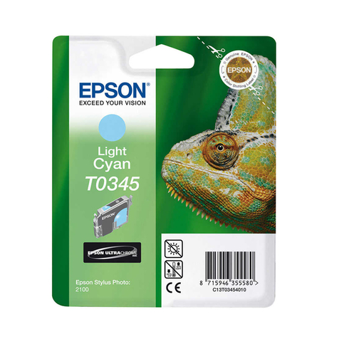 Outlet Epson T0345 C13T03454020 Açık Mavi Orjinal Kartuş 440 Sayfa (Photo 2100 2200) - 1