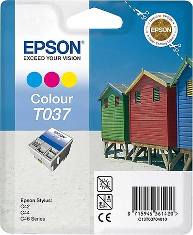 Outlet Epson T037 C13T03704020 Renkli Kartuş 180 Sayfa - 1