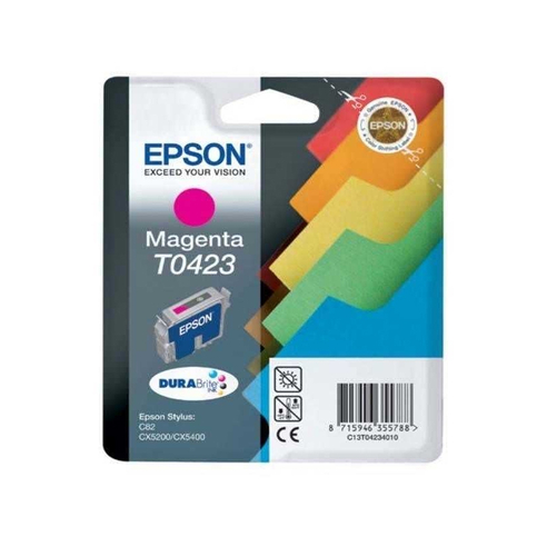 Outlet Epson T0423 C13T04234020 Kırmızı Orjinal Kartuş 420 Sayfa (Stylus C82 Cx5100 Cx5200) - 1