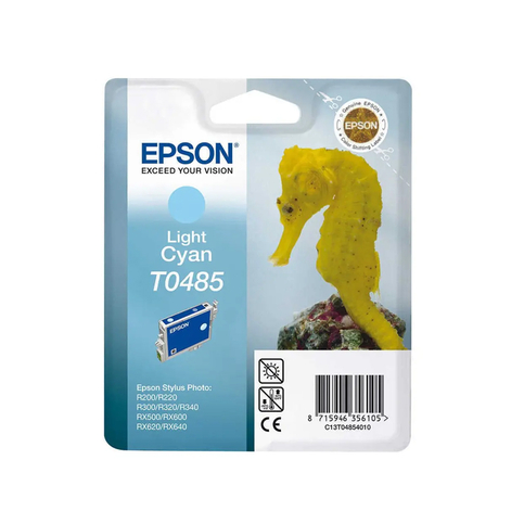 Outlet Epson T0485 C13T04854020 Açık Mavi Orjinal Kartuş 430 Sayfa (R200 R300 R330 R340 R350) - 1