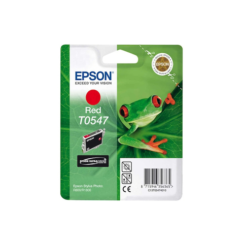 Outlet Epson T0547 C13T05474020 Kırmızı Orjinal Kartuş 400 Sayfa (R800 R1800) - 1