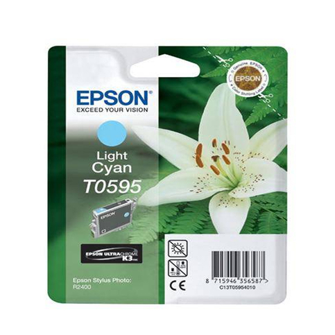 Outlet Epson T0595 C13T05954020 Açık Mavi Orjinal Kartuş 450 Sayfa (Stylus Photo R2400) - 1