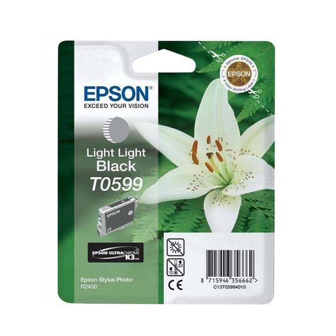 Outlet Epson T0599 C13T05994020 Açık Siyah Orjinal Kartuş 450 Sayfa (Stylus Photo R2400) - 1