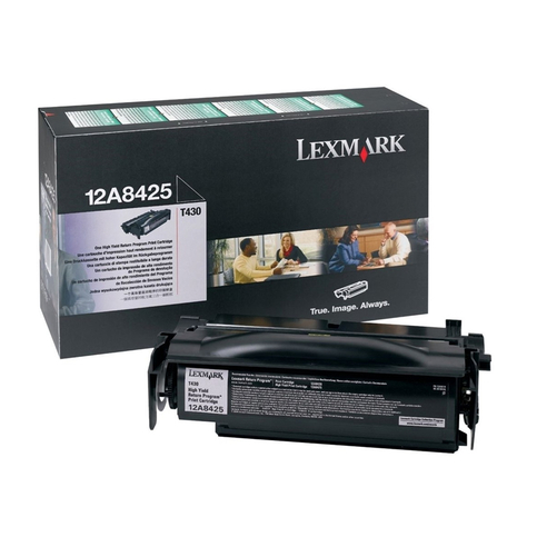 Outlet Lexmark 12A8425 Siyah Orjinal Toner 12000 Sayfa Yüksek Kapasite (T430 T430D T430Dn) - 1