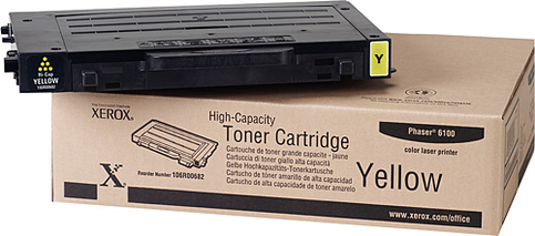 Outlet Xerox 106R00682 Sarı Orjinal Toner 5000 Sayfa Yüksek Kapasite (Phaser 6100) - 1