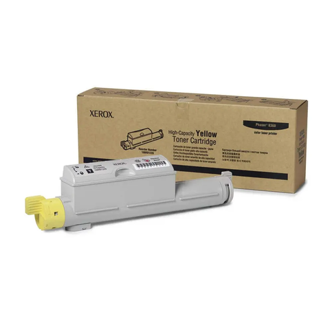 Outlet Xerox 106R01220 Sarı Orjinal Toner 12000 Sayfa Yüksek Kapasite (Phaser 6360) - 1