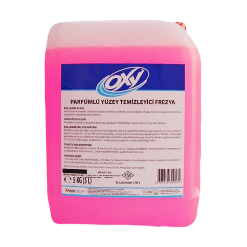 Oxy Frezya Parfümlü Yüzey Temizleyici Pembe 5Kg (001) - 1