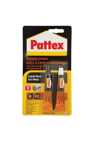 Pattex 1990107 Epoksi Güçlü Yapıştırıcı 2X11Ml - 1