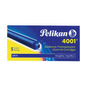 Pelikan 4001 Dev Dolma Kalem Kartuşu Mavi 5Li - 2