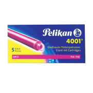 Pelikan Gtp5P Uzun Dolma Kalem Kartuşu Pembe - PELİKAN ÇELİK KIRTASİYE