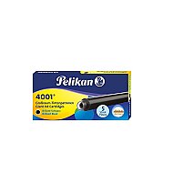 PELİKAN 4001 DEV DOLMA KALEM KARTUŞU SİYAH 5Lİ (PL310615KTSI) - PELİKAN (1)