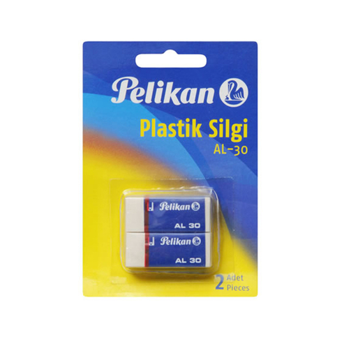 Pelikan Al-30 Plas Beyaz Silgi 2Li Blister (619635) - 1