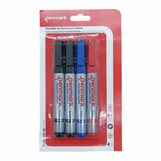 Penmark Hs-405-Pk-04 Permanent Markör Yuvarlak Uç 4 Renk Blister - PENMARK