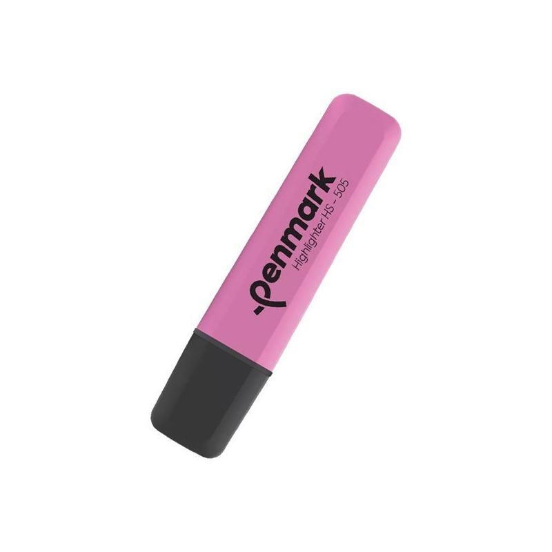 PENMARK HS-505-04 FOSFORLU KALEM NEON PEMBE