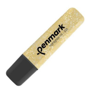 Penmark Hs-505-13 Fosforlu Kalem Metalik Simli Gold - 2