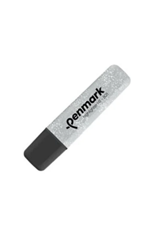 Penmark Hs-505-18 Fosforlu Kalem Metalik Simli Gümüş - 1