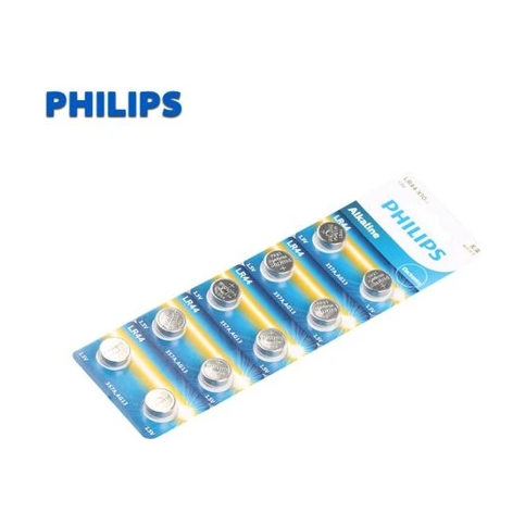 Philips A76P10B-100 Lr44 Ag13 A76 Alkalin Pil 10Lu Blister (Lr1154) - 1