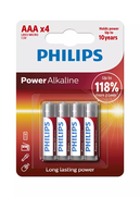 Philips Lr03A4B-10 Alkalin Aaa İnce Kalem Pil 4Lü - 1