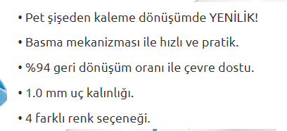 Pilot B2P Soda Tükenmez Kalem 1.0 Kırmızı (51007944) (Bp-B2Ps-M-Pr-Bg) - 2