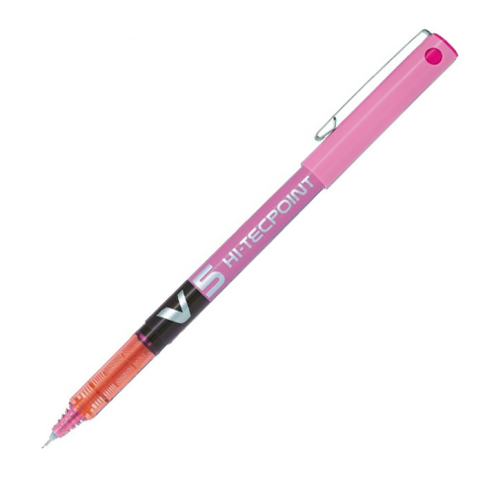 Pilot V5 İğne Uçlu Roller Kalem 0.5 Pembe (51002137) (Bx-V5-P) - 1