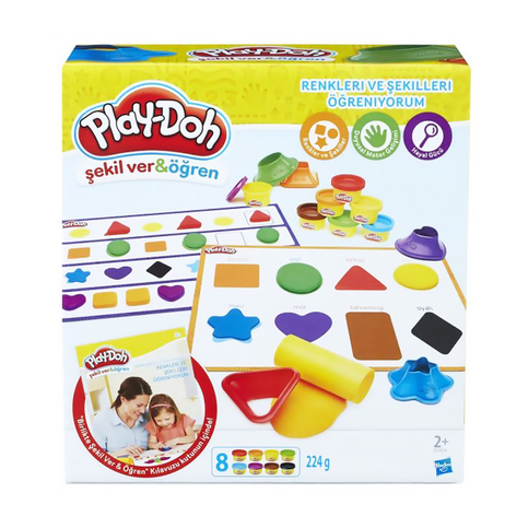 Hasbro Play-Doh Oyun Hamuru Renkleri Ve Şekilleri Öğreniyorum (B3404) - 1