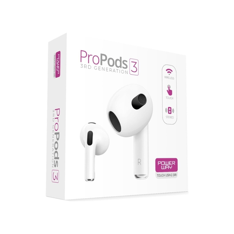 Powerway Propods3 Bluetooth Kulaklık Beyaz - 1