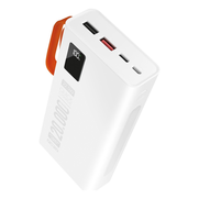 Powerway Qc20 20.000 Mah Powerbank Dijital Göstergeli Mikro Usb Lightnening Type C Girişli 22.5W Beyaz - 2