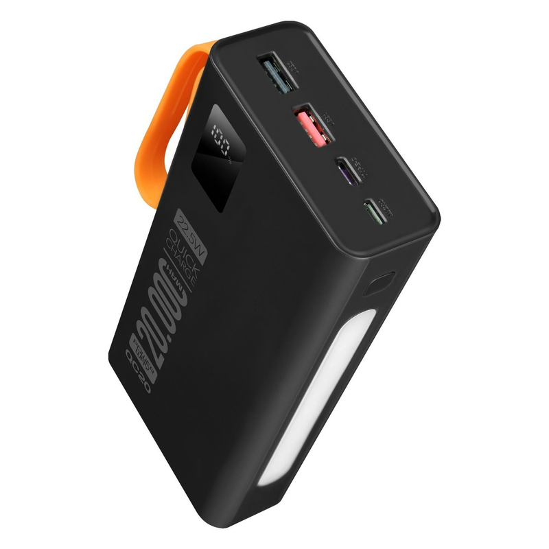 POWERWAY QC20 20.000 MAH POWERBANK DİJİTAL GÖSTERGELİ MİKRO USB LİGHTNENİNG TYPE C GİRİŞLİ 22.5w SİYAH #3