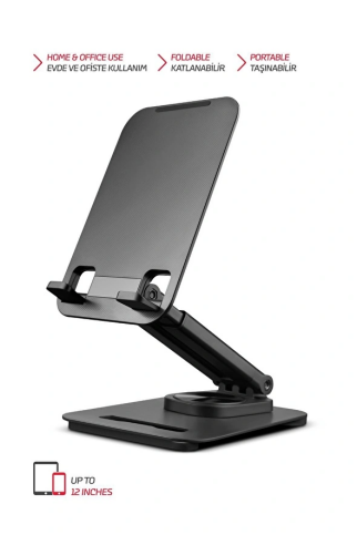 Powerway Tms30 Masa Üstü Tablet Standı Siyah - 1