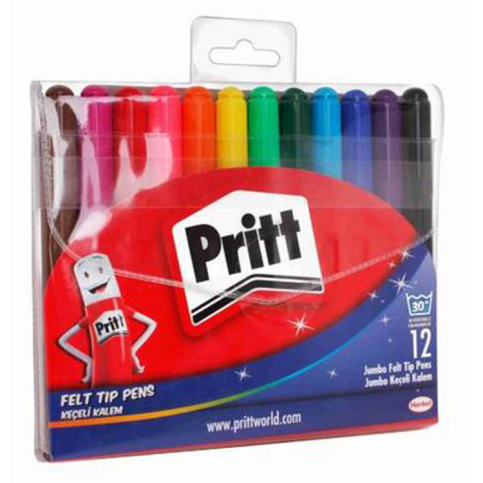 Pritt Jumbo Keçeli Kalem 12 Renk (1687975) - 2