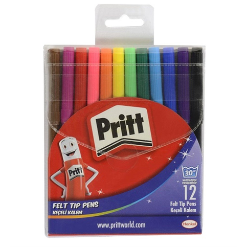 Pritt Keçeli Kalem 12 Renk (1687976) - 1