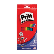 Pritt Kuru Boya Uzun 12 Renk Karton Kutu (1219734) - Pritt
