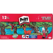 Pritt Pastel Boya 12 Renk Karton Kutu (1048061) - Pritt