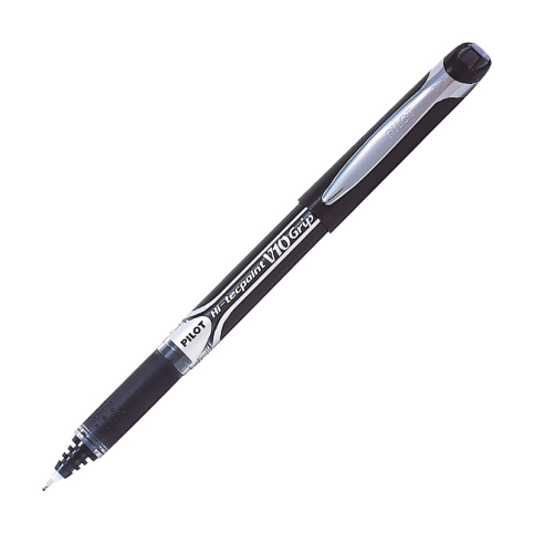 Pilot V10 Grip İğne Uçlu Roller Kalem 1.0 Siyah (51004255) (Bxgpn-V10-B) - 1