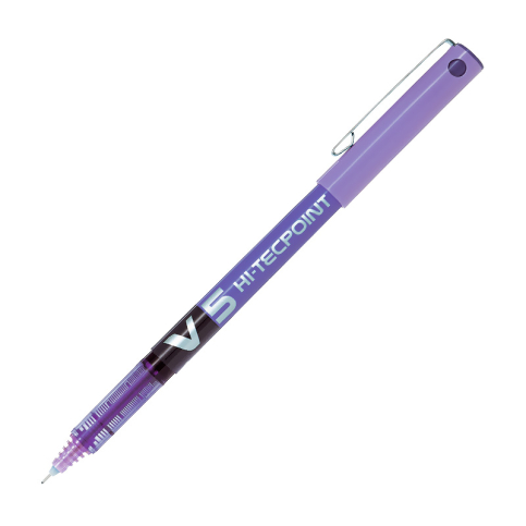 Pilot V5 İğne Uçlu Roller Kalem 0.5 Mor (51002138) (Bx-V5-V) - 1