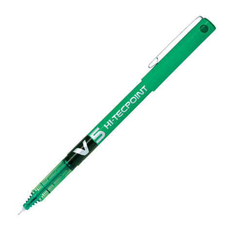 Pilot V5 İğne Uçlu Roller Kalem 0.5 Yeşil (51002118) (Bx-V5-G) - 1